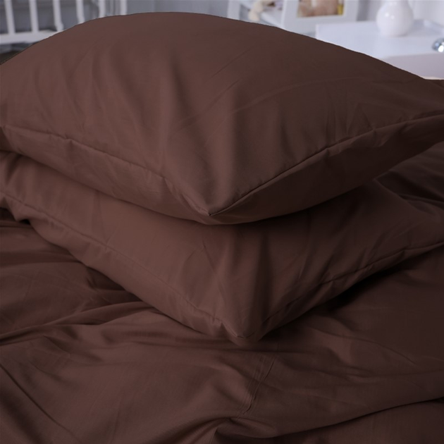 Наволочка MirSon Mikrosatin Premium №19-1230 Friar Brown однотонна 50х70 см від Rozetka на платформі USKIDKA Акція на Наволочка MirSon Mikrosatin Premium №19-1230 Friar Brown однотонна 50х70 см від Rozetka