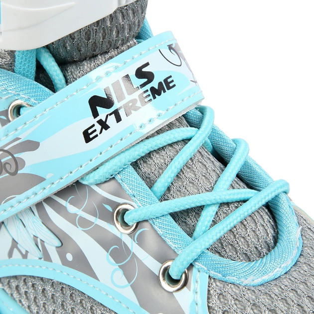 Łyżworolki Nils Extreme NA10602 Niebieski roz. M (35-38) (5907695595529) - obraz 7
