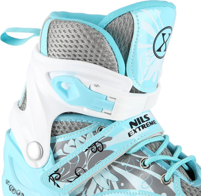 Łyżworolki Nils Extreme NA10602 Niebieski roz. M (35-38) (5907695595529) - obraz 8