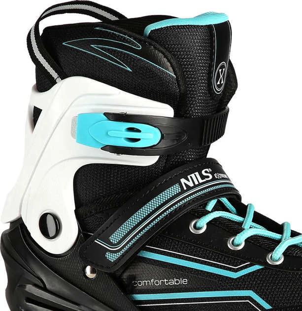 Łyżworolki Nils Extreme NA1169A Turkusowe roz. M (35-38) (5907695538120) - obraz 8