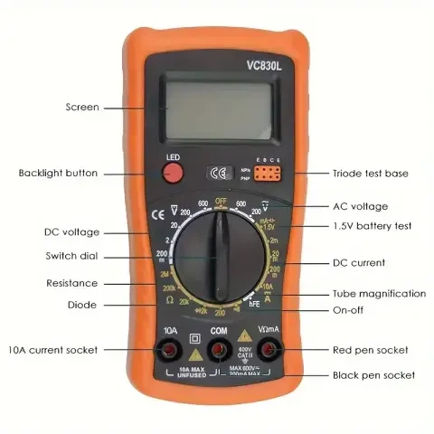 Набор для пайки в чехле с мультиметром Soldering kit - изображение 3