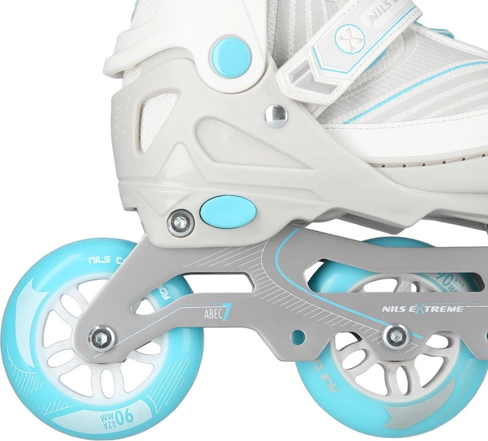 Łyżworolki Nils Extreme NA11201 Białe roz. L (39-42) (5907695543247) - obraz 5