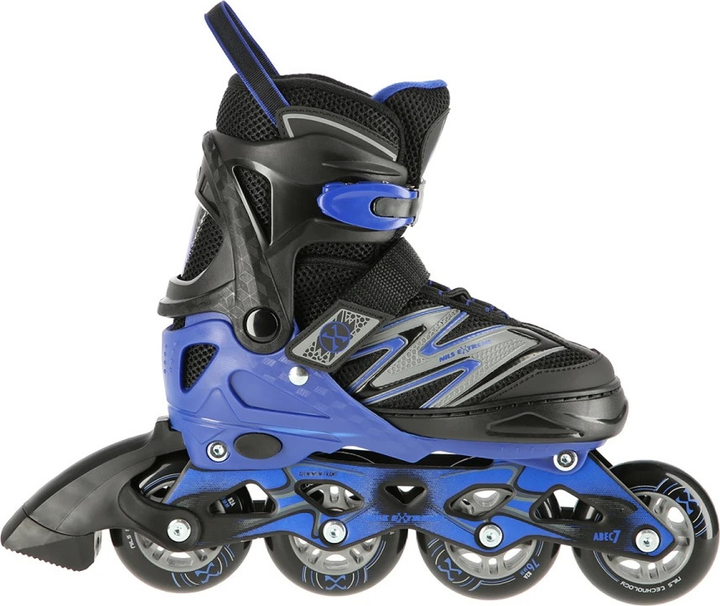 Ролики Nils Extreme NA11010 Чорно-Блакитні роз. M (35-38) (5907695599503) - зображення 3