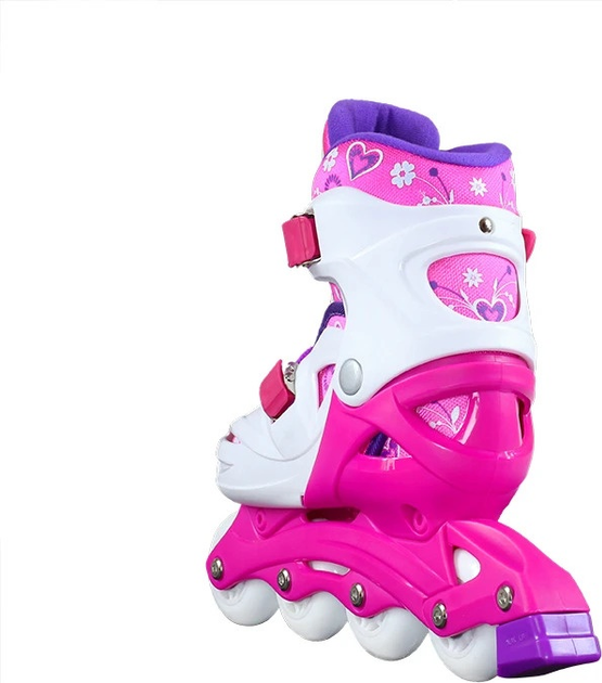 Łyżworolki Nils Extreme NJ/NA0321 Biało-Różowe roz. M (31-35) (5907695515565) - obraz 5