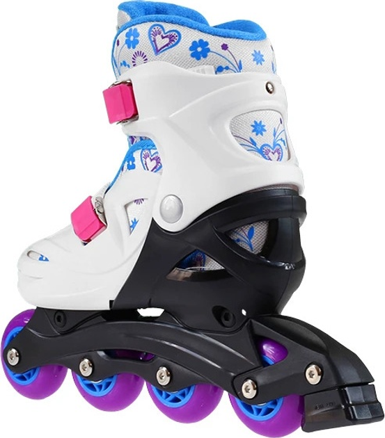 Łyżworolki Nils Extreme NJ/NA0321 Białe roz. S (26-30) (5907695515589) - obraz 4