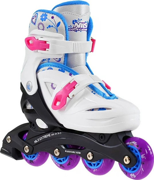 Ролики Nils Extreme NJ/NA0321 Білі роз. M (31-35) (5907695515596) - зображення 1