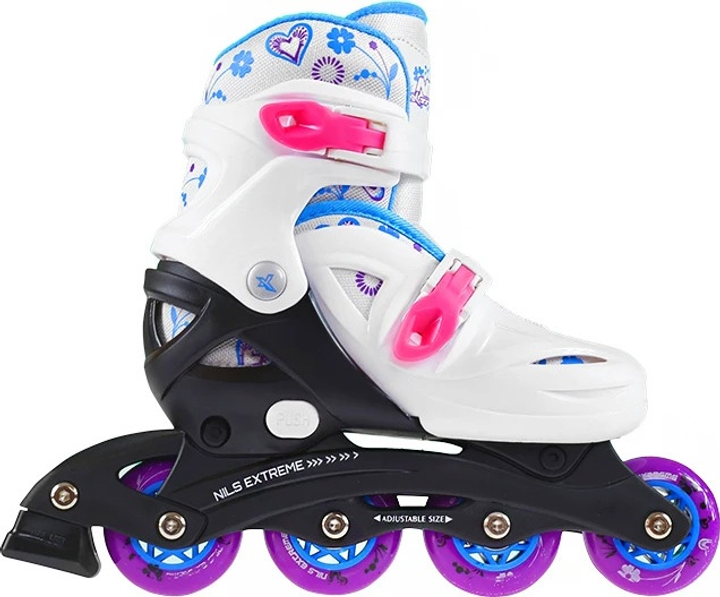 Ролики Nils Extreme NJ/NA0321 Білі роз. M (31-35) (5907695515596) - зображення 2