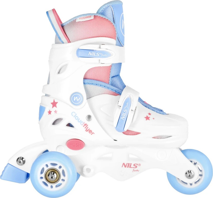 Ролики Nils Extreme 3 in 1 Three Steps NJ1190 Білі роз. S (30-33) (5907695558791) - зображення 9
