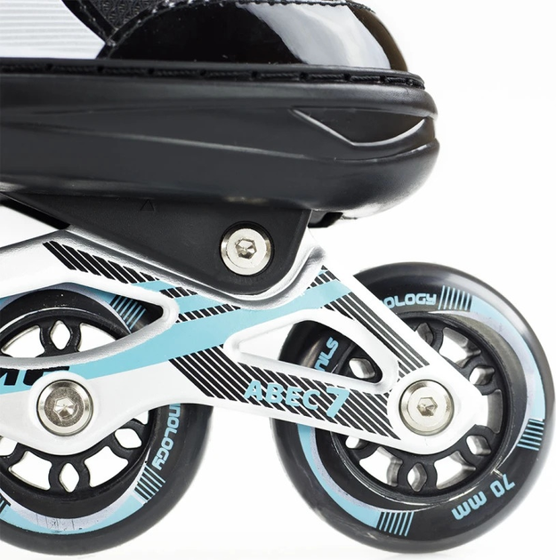 Ролики Nils Extreme NJ1828 Чорні роз. M (35-38) (5907695525731) - зображення 10