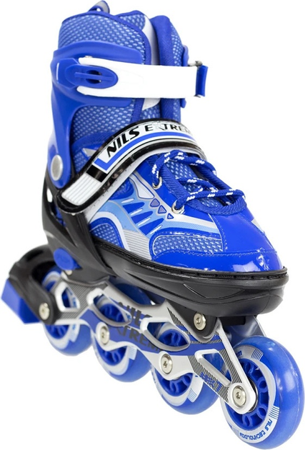 Łyżworolki Nils Extreme NJ1828 Niebieskie roz. S (31-34) (5907695525656) - obraz 4
