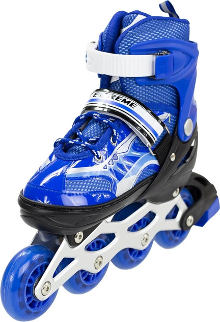 Łyżworolki Nils Extreme NJ1828 Niebieskie roz. M (35-38) (5907695525663) - obraz 5