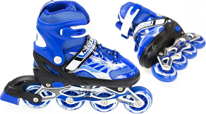 Łyżworolki Nils Extreme NJ1828 Niebieskie roz. L (39-42) (5907695525670) - obraz 13