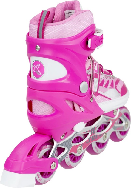 Ролики Nils Extreme NJ1828 Рожеві роз. M (35-38) (5907695525694) - зображення 6