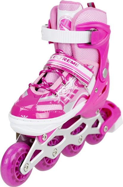 Łyżworolki Nils Extreme NJ1828 Różowe roz. L (39-42) (5907695525717) - obraz 5