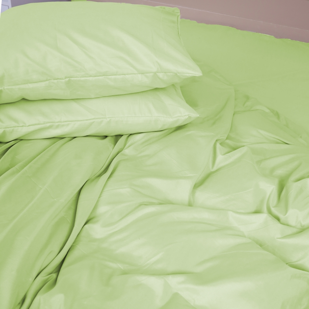 Простирадло MirSon Mikrosatin Premium №12-0525 Luminary Green однотонне 200x220 см від Rozetka на платформі USKIDKA Акція на Простирадло MirSon Mikrosatin Premium №12-0525 Luminary Green однотонне 200x220 см від Rozetka