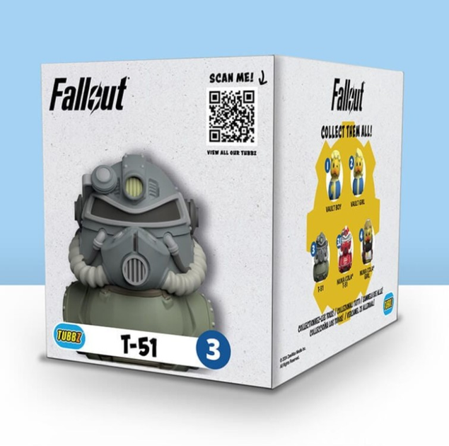 Kolekcjonerska figurka kaczuszka Numskull Tubbz Boxed Edition Fallout: T-51 3 (5056280456803) - obraz 7