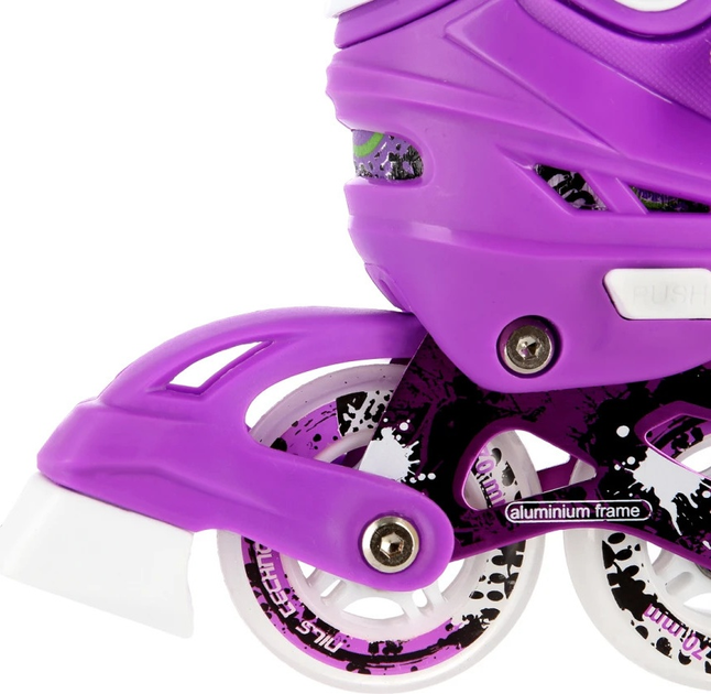 Ролики Nils Extreme 4 в 1 NH18122 Фіолетові роз. M (34-38) (5907695535303) - зображення 5