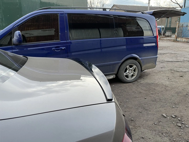 Спойлер LIP (Sunplex, черный, для EU) (115,8см*6,3см) для Volkswagen Passat B7 2012-2015 гг - изображение 7