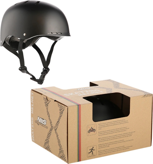 Kask Nils Extreme MTW03 L 54 - 62 cm Czarny (5907695595758) - obraz 8