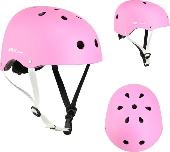 Kask Nils Extreme MTW001 S 52 - 56 cm Różowy (5907695520385) - obraz 8