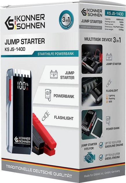 Urządzenie rozruchowe Konner&Sohnen KS JS-1400 - obraz 6