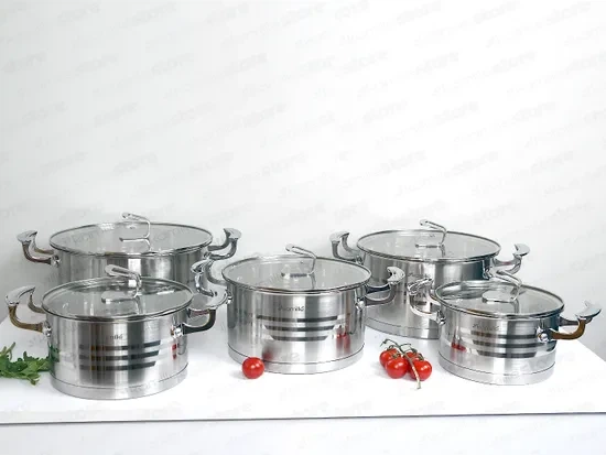 Кастрюля Kamille 3,1 л из нержавеющей стали с крышкой - зображення 5