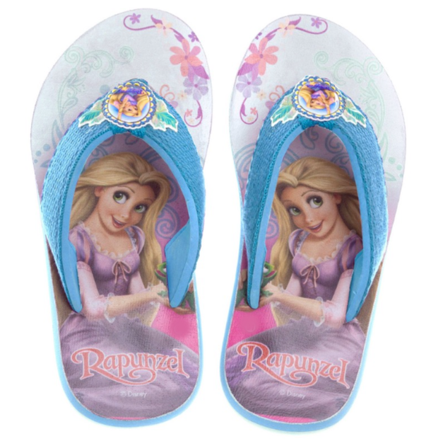 Дитячі в'єтнамки для дівчинки Рапунцель Kito Tangled 4604 31 White-Blue - Фото 3 Дитячі в'єтнамки для дівчинки Рапунцель Kito Tangled 4604 31 White-Blue - зображення 3
