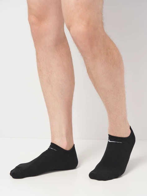 Набор мужских носков коротких хлопковых Nike Value No Show SX2554-901 42-46 (L) 3 пары Белый/Серый/Черный (659658576919) - Фото 2 Набор мужских носков коротких хлопковых Nike Value No Show SX2554-901 42-46 (L) 3 пары Белый/Серый/Черный (659658576919) - изображение 2