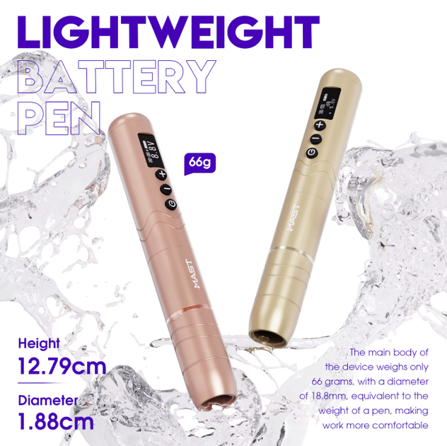 Машинка Mast Nano 2 WQP-218-1, Gold_Pink - изображение 3
