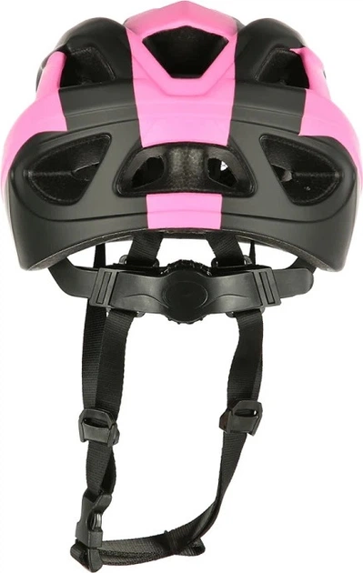 Kask Nils Extreme MTW001-1 M 55 - 58 cm Czarno-różowy (5907695595826) - obraz 2