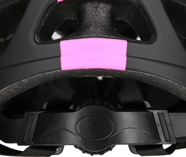 Kask Nils Extreme MTW001-1 L 58 - 61 cm Czarno-różowy (5907695595833) - obraz 7