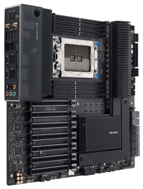 Материнська плата ASUS Pro WS WRX80-SAGE SE WIFI (sWRX8, AMD WRX80, E-ATX) - зображення 2