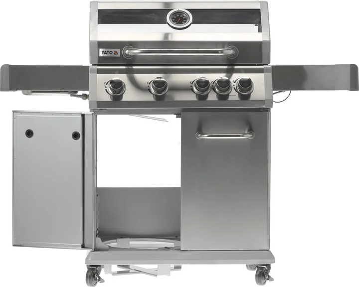Grill gazowy YATO Itami YG-20003 4+1 SS 14.2kW (5906083096099) - obraz 3