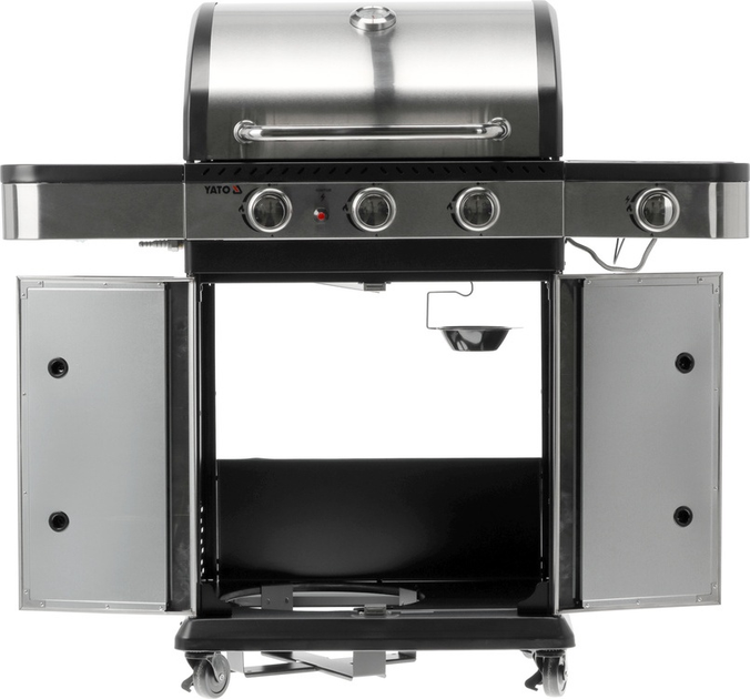 Grill gazowy YATO Zushi YG-20018 3+1 SS IXOX 11.2kW (5906083105999) - obraz 6
