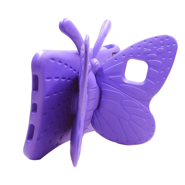 Чехол STR EVA Apple iPad 11" 2025 (A16) детский бабочка Purple - изображение 6