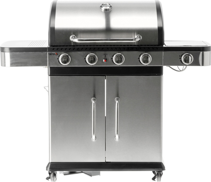 Газовий гриль YATO Zushi YG-20019 4+1 SS INOX 14.2kW (5906083106002) - зображення 3