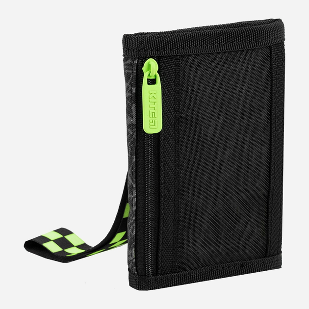 Гаманець для хлопчиків Kite K25-598-4 Чорний з салатовим (4063276205179) - зображення 3