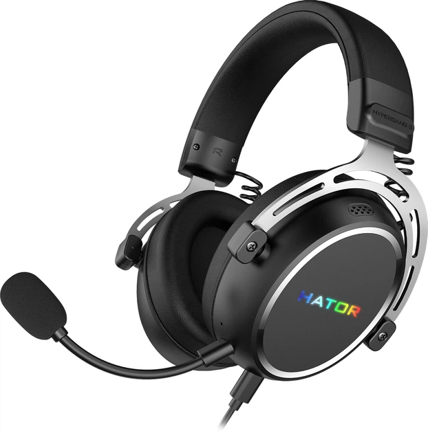 Słuchawki Hator Hypergang 3 USB Hi-Res Black (8721249196829) - obraz 2