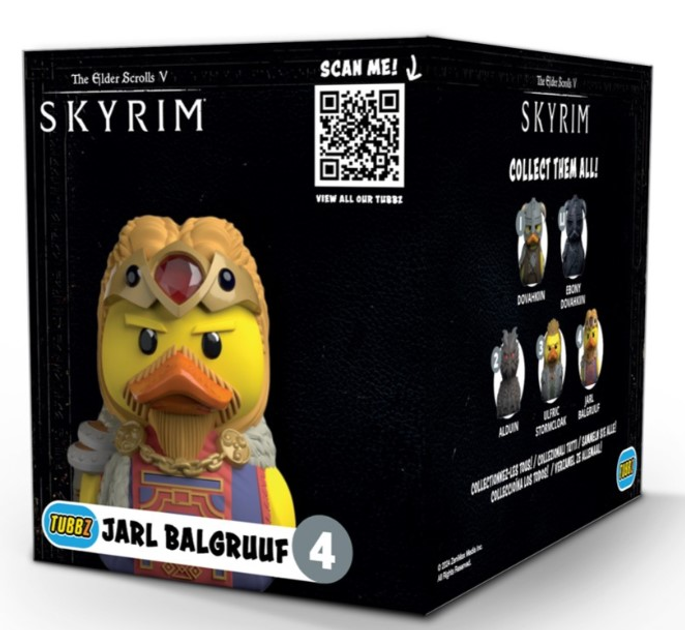 Kolekcjonerska figurka kaczuszka Numskull Tubbz Boxed Edition The Elder Scrolls V: Jarl Balgruuf 4 (5056280456865) - obraz 7