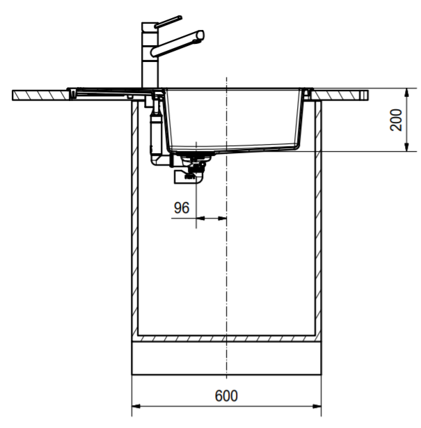 Кухонна мийка Franke Sirius 2.0 S2D 611-78 XL (143.0671.747) з тектонайта - врізна - оборотна - Бежевий (2 отвори) - зображення 3