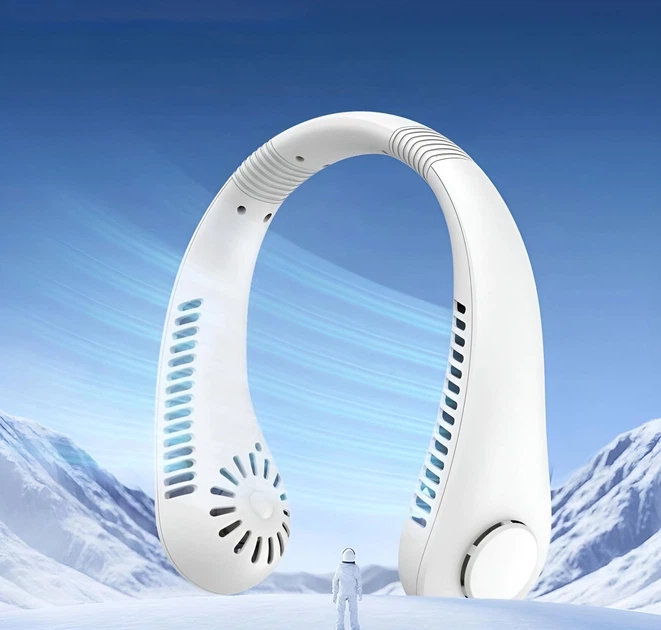 Вентилятор на шею гибкий Leafless Hanging Neck Fan X5 - изображение 2