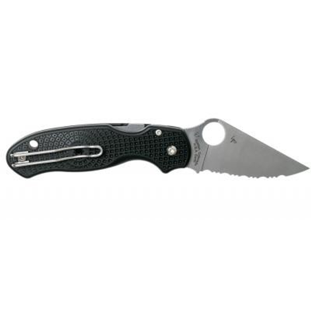 Нож Spyderco Para 3 FRN Black серрейтор (C223SBK) - изображение 2