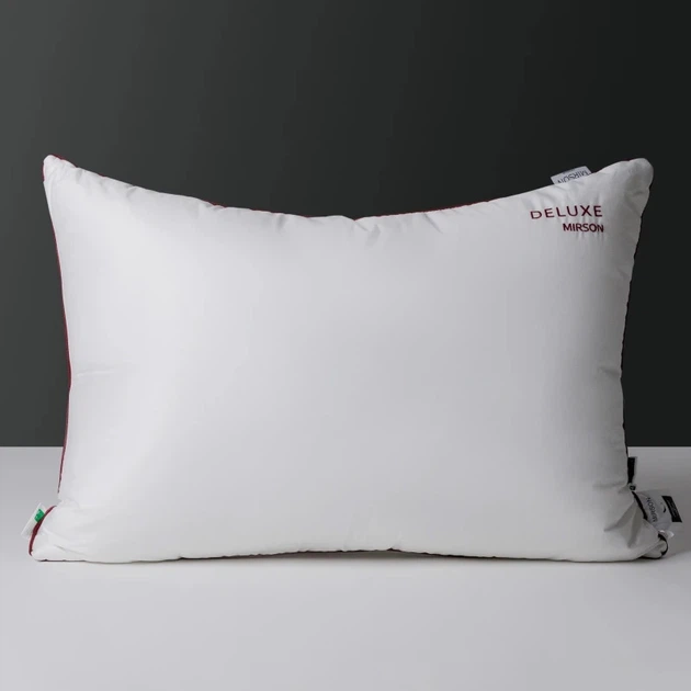 Подушка пуховая MirSon Hand Made De Luxe 902 высокая 60x60 (2200000555700) - Фото 2 Подушка пуховая MirSon Hand Made De Luxe 902 высокая 60x60 (2200000555700) - изображение 2