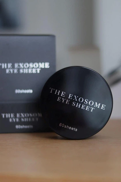 KOR JAPAN The Exosome Eye Sheet Black зволожуючі патчі під очі з екзосомами (60 шт) - зображення 3