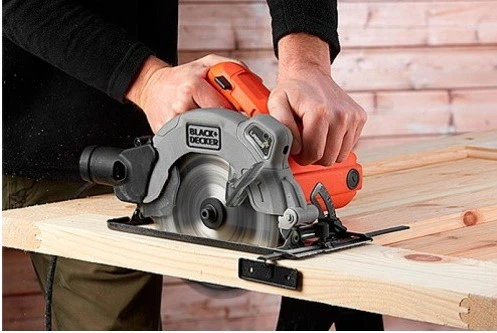 Пила дискова мережева BLACK+DECKER 1250Вт CS1250LK-QS - зображення 2