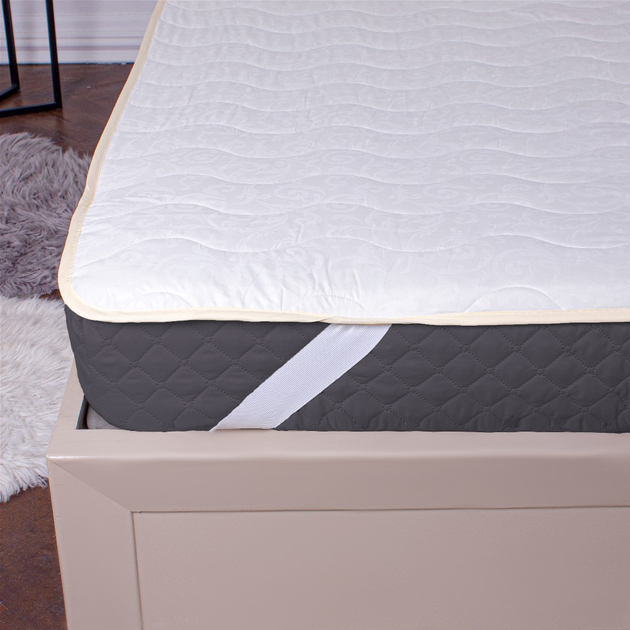 Наматрацник MirSon Eco Light №1717 Wool Звичайний на резинці по кутах 200x200 см від Rozetka на платформі USKIDKA Акція на Наматрацник MirSon Eco Light №1717 Wool Звичайний на резинці по кутах 200x200 см від Rozetka