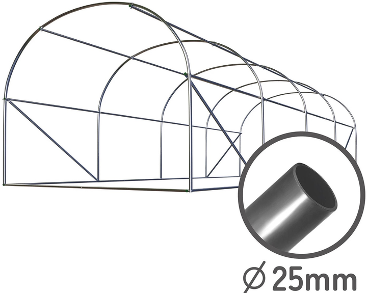 Tunel ogrodowy Plonos 2 x 4.5 m (4915-B) - obraz 3