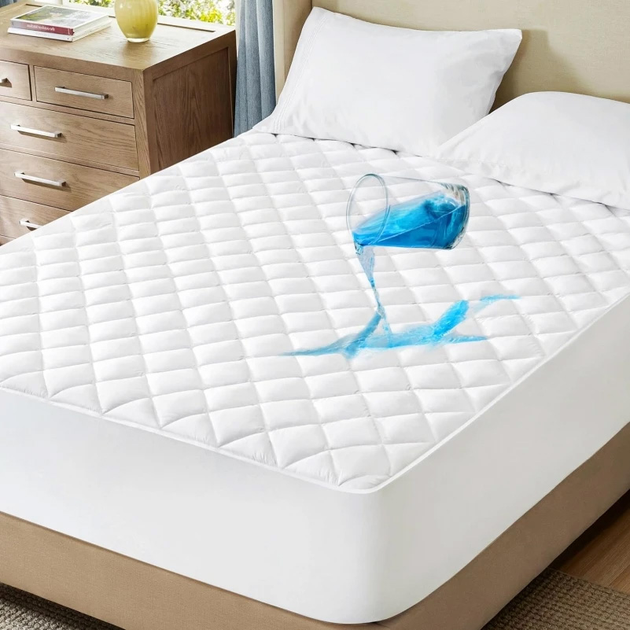 Наматрацник MirSon №7003 AquaCotton Mattress Protector водонепроникний на гумці по периметру 80 x 200 см від Rozetka на платформі USKIDKA Акція на Наматрацник MirSon №7003 AquaCotton Mattress Protector водонепроникний на гумці по периметру 80 x 200 см від Rozetka