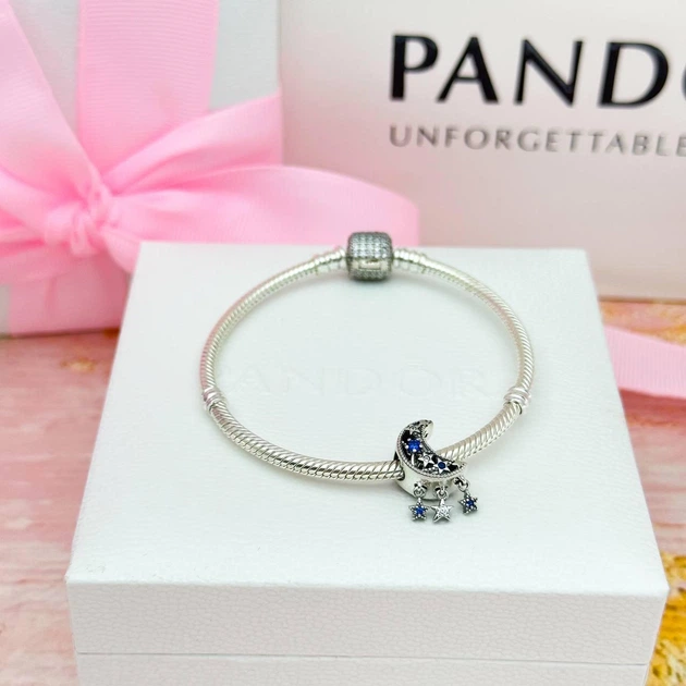 Срібна намистина Пандора "Зірка і півмісяця" Pandora - изображение 4