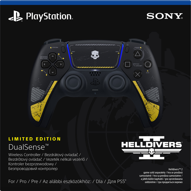 Bezprzewodowy kontroler Sony PlayStation Dualsense BT Helldivers 2 Limited Edition dla PS5/PS5 Pro/PS5 Digital Edition (1000047305) - obraz 4